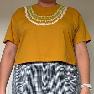Next Mustard Yellow Short Sleeve Tee